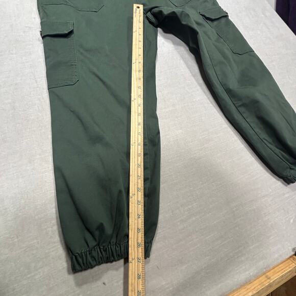 Terra Sky Women’s Cargo Pants 18W Green Utility Stretch Pockets Jogger Casual - Picture 6 of 8